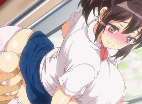 電車の中で突然の尻グワッ！！　どうしよう。。。声を上げれない女子校生はそのまま感じてきて。。。。