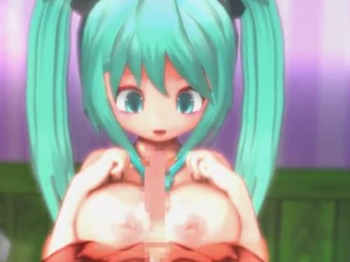 元祖美少女ボカロ”初音〇ク”の＜同人エロアニメ＞少しぽっちゃりしてるけど逆にそこがいいかも。