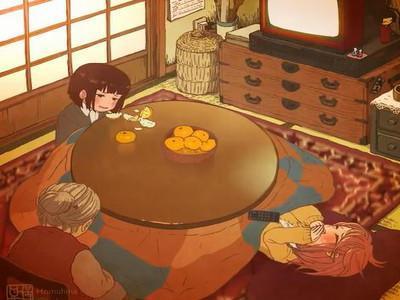 お婆ちゃんがいるのにこたつの中で濃厚百合エッチしまくる淫乱ビッチなロリJKたちが足マン刺激で感じて痙攣絶頂♥♥
