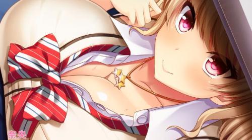 【エロアニメ】机の下に隠れた巨乳制服JKが巨根チンポをフェラチオご奉仕で濃厚ザーメン顔面ぶっかけ！