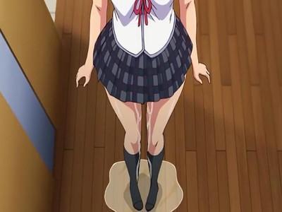 可愛い制服巨乳JKが大好きな先輩の前で我慢できずに大量にお漏らししちゃった！？やけくそで先輩に迫って逆レイプ！？