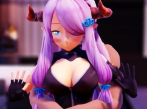 【3DCG】変態男に着衣のまま寝バックされ犯される♥♥超絶中出しのあと立ちバックで快楽堕ちしていく淫乱サキュバス美少女♥