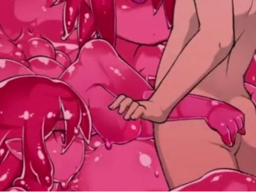 【エロアニメ】ウォールミミックで全身ぬるぬるドロドロ状態に♡♡ショタくんチンポをどんどん飲み込んで大興奮♥♥