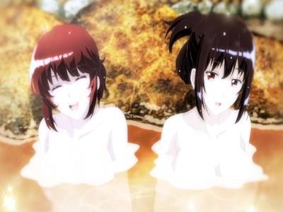 【エロアニメ】シャワーで責めされ感じまくり乳首勃起してる爆乳美女♡身体がチンポ欲しがって風呂場で濃厚中出しSEX♡