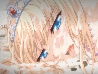 民衆の前で屈辱の姿をされされるお姫様！！おっぱい丸出しの公開レ◯プで絶頂のイキ顔連発♡