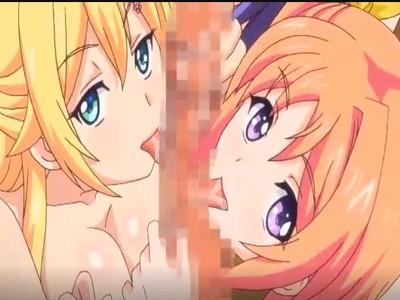 【ハーレム×美少女】可愛い巨乳美少女たちと濃厚セックス→ボクのデカマラを2人でご奉仕お礼に連続激ピストンでイかせまくる！