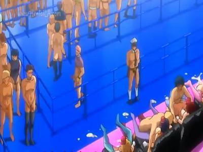 チンコとマンコで握手会しちゃう淫乱ビッチなアイドル達♥♥爆乳美少女達がファンとの合体握手会で子宮タンクに種付けしちゃう！