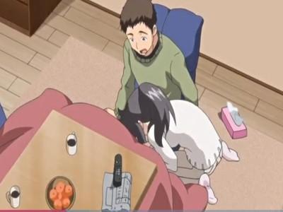 旦那がうたた寝してる間に欲情しちゃった淫乱妻が勃起ちんぽをジュボジュボしゃぶってご奉仕フェラチオしちゃう♡♡