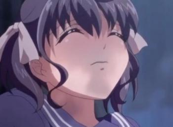【エロアニメ】清楚系少女はただのド淫乱発情メス豚だった♥♥大きな木の下で大きなチンポを小さなぷにぷにまんこに中出しする！