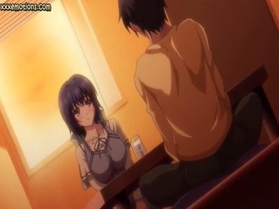 夕暮れに部屋でお互いの初エッチに向き合う巨乳おっぱい美少女☆どきどき慣れない恥ずかしさを感じながら濃厚な性行為☆