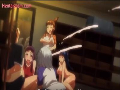 【巨乳×ハーレム】美少女軍団に拘束され好き放題やられる→グラインド騎乗位手コキ責めにオチンポ我慢の限界突破大量射精！