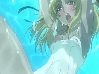 スク水姿のツンデレ少女をプール内でガン突きセックスして種付けしちゃう♥♥子宮奥までザーメン発射して犯しまくっちゃう♥♥