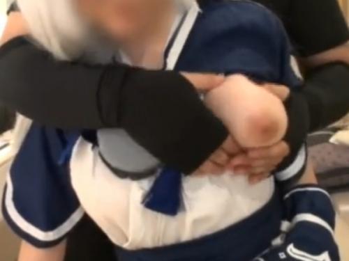 銀髪コスプレ美少女が乱暴にピストンされて中出し絶頂♥♥艦これコスプレイヤーがふんどし姿でスケベえっちしまくっちゃう♥