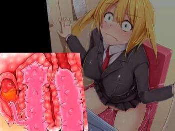 【エロアニメ】仕事中は強制ディルド椅子♥♥処女だろうが逆らえない！！擬似イボちんぽで2穴蹂躙失禁お漏らし中出し！！