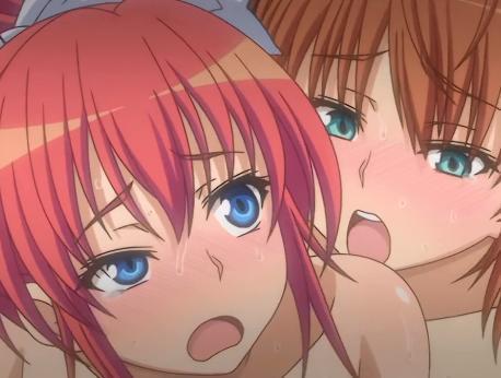 ふたなりチンポ持ちの爆乳美少女からチンポを挿入されガン突き濃厚レズセックス！！