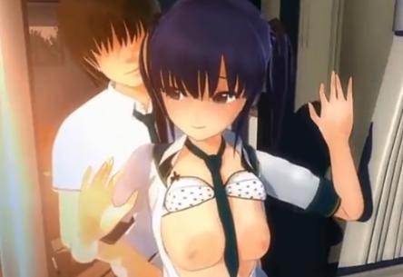窓におっぱいをグイッとくっ付けられて外に巨乳を見せられながらちんぽ挿入中出しセックスでザーメン注入される！！