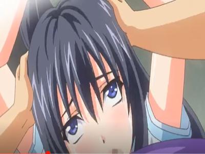 【髪コキあり】体育館倉庫でヤンキーどもに犯されてしまう！くっさいチンポを口に突っ込まれ涙を流しながらフェラする美少女！！