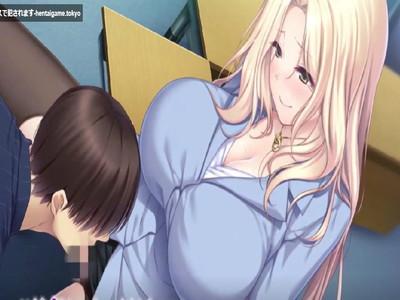 特大爆乳おっぱいの女上司とイチャラブセックス！シャツがはち切れんばかりの巨乳おっぱいを見せおまんこに生挿入カーセックス！
