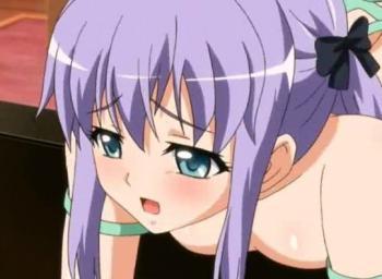 ツインテールのロリ美少女が乳首丸出しで素敵なお兄さんと濃厚セックス♡