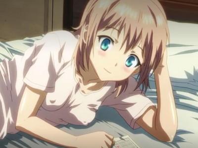 ノーブラでチッパイの女の子がかわいくベッドで誘惑してくるｗｗｗ幼そうに見えて大胆なＳＥＸしちゃう女の子がかわいすぎる♡