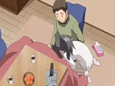 発情真っ盛りな妻がうたた寝してる旦那のちんぽを取り出して子作りセックスの前のフェラチオご奉仕♡