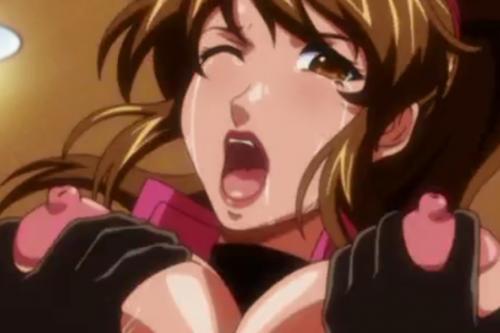 【エロアニメ】爆乳ピンク乳首のエッチなお姉さんが下からガン突きされ自らおっぱい揉んで喘ぎまくる！！