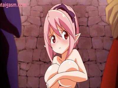 異世界エルフ少女を鬼畜どもが凌辱！！こんなロリっ子に鬼畜のデカチンポが挿入されるなんて⋯
