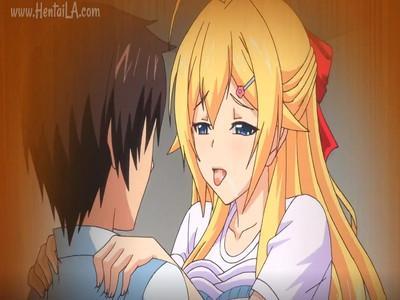 個室で金髪の女の子とイチャイチャH♡ばれないように声を抑えながらも感じてる彼女に興奮・・・舌まで出てる彼女がかわいい♡