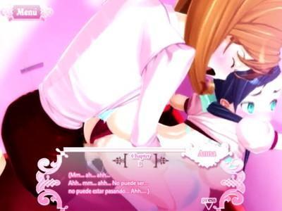 トイレ内でふたなり女教師と巨乳JKとバックでガン突きレズセックス♥♥可愛い教え子にザーメンぶっかけて種付けしちゃう♥