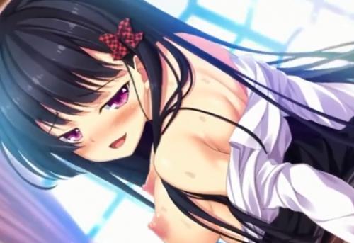 【エロゲー】可愛い黒髪美少女が大好きなお兄様と濃厚騎乗位中出しセックスで腰振りピストンで連続絶頂イキ♡