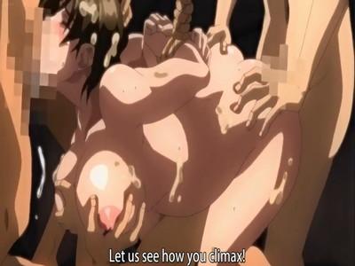 爆乳人妻は弱みを握られて拘束、精液まみれにされ弄ばれる。