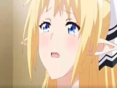 【エルフ×JK】性欲が止まらないエルフJkと個室トイレでハメまくる！おち○ぽ連呼しながら声我慢もせず腰振りまくるビッチ…