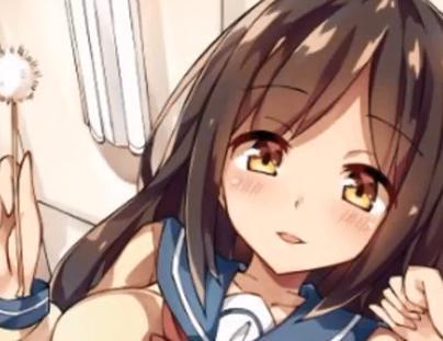 クラスでも大人しそうな黒髪JKから保健室で勃起チンポを手コキフェラご奉仕されて濃厚ザーメン発射！！