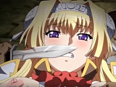 ＜陵辱＞金髪美乳の姫が屈強な男達にプライドと身体を白く汚され、メスとしての快楽が刻み込まれる！