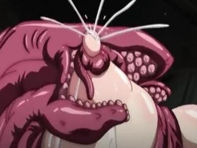 おっぱい美女を狙って触手モンスターが暴走し濃厚母乳ミルクを限界まで搾り取られながら強制異種姦レイプで犯されちゃう！！