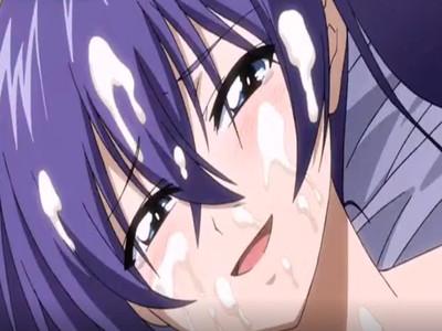 顔にザーメン噴射されて喜んじゃう女の子がかわいい♡自分で触って気持ちよくなっちゃう女の子がかわいすぎてヤバい///