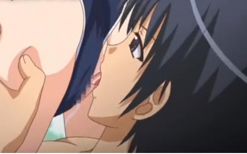 『らぶ2Quad』プールサイドでスク水越しにクンニしちゃう♥感じ過ぎて上手にフェラチオできない女子高生。初心でカワイイ♥
