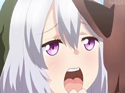 ロリエロ美少女♡人間のオチンチンだけじゃなくモンスターの巨大チンポもキツマンに入れられちゃう！！