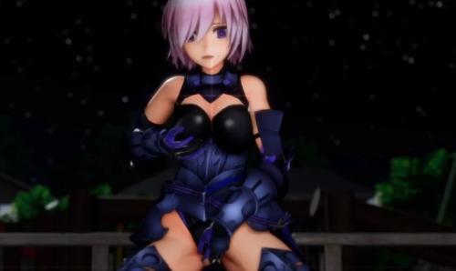 【3DCG】周囲を気にしながらも発情興奮して我慢できずにオッパイマンコを弄ってオナニーしちゃう巨乳美少女♡