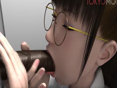 日本にもグローリーホールってあるの！？穴から黒人のディックが出てきてかわいい男の娘がご奉仕♪お口に含んで情熱的にフェラ♡