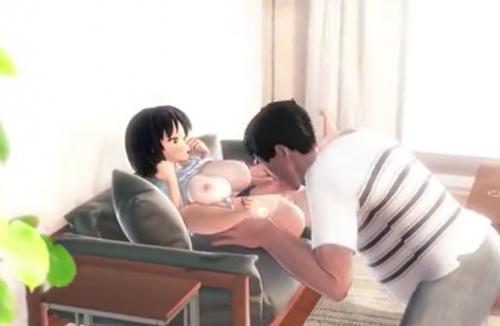 『3Dエロアニメ』遊びに来た可愛い姪っ子にエナジードリンクをプレゼント。発情してお漏らししても治まらない・・・。