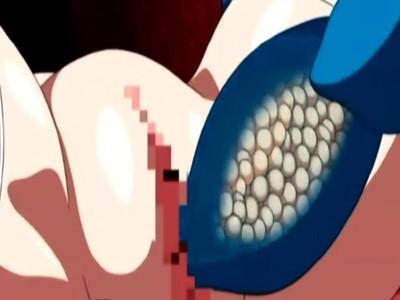 【エロアニメ】閲覧注意！！巨大蟲に犯され子宮内に卵を植え付けらる！！そのまま精子までぶっかけられアクメ状態の美少女！！