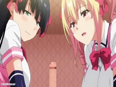 ショタのちいさいおちんちんをむさぼり合う爆乳おっぱい痴女メイドさん二人組！お姉さんたちは金玉からザーメン絞り尽くす！
