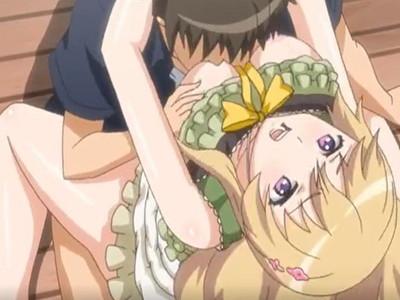ベンチでケツバイブのスイッチオン！　ヘンタイ巨乳女のまんこにたっぷりザーメンを注ぎこむ！