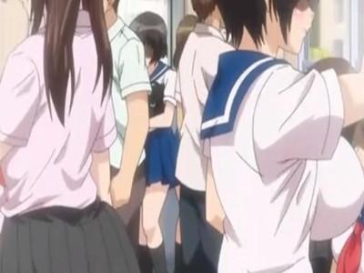 ヤれる子リストに載っている女子校生を発見した変態鬼畜男が電車内で堂々と痴漢レイプして膣内種付けしちゃう！