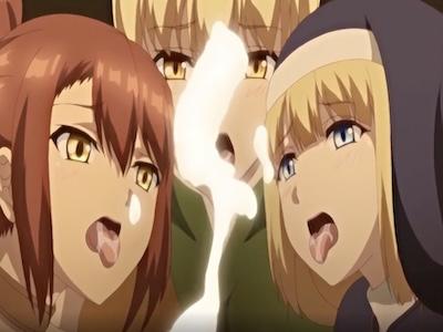 オナニー大好き男子が異世界でモテモテ♡3人の美女がオチンポを求めてザーメン搾り取られるwww