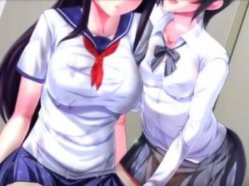 【モーションアニメ】優しい義父がJKの濡れ透けデカパイに大興奮！！まとめて娘達を喰い散らしハーレム種付け姉妹丼♥♥