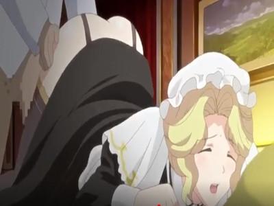 【メイド×金髪】金髪エロメイドと濃厚セックス→デカマラ激ピストンにアヘ顔披露でオマンコグチュグチュ大量お漏らし！