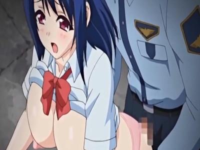 かわいい女子高生がおっぱい丸出しにしながらバックでファックを受けるｗｗｗパンパンのおっぱいが揺れてエロさマシマシ♡