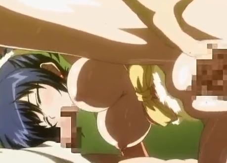 男の勃起チンポをフェラ中同時におまんこ舐められて愛液溢しながらビクビク感じちゃう巨乳ロリ娘！！